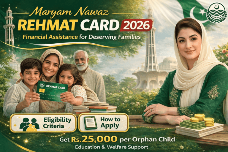 Maryam Nawaz Rehmat Card 2026